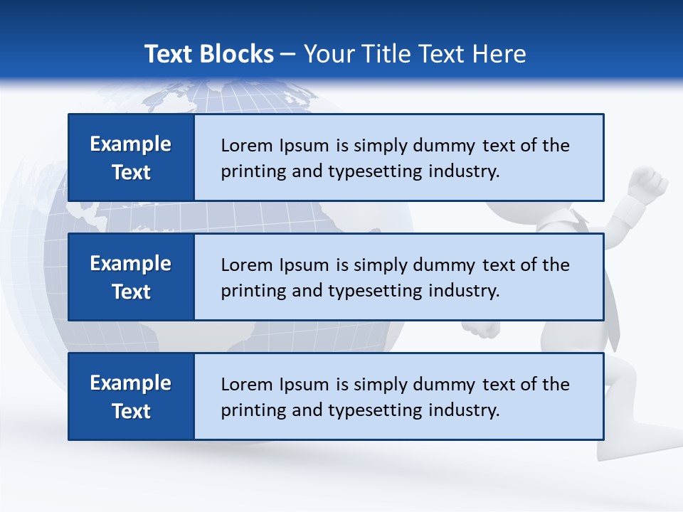 White Hand Hold PowerPoint Template
