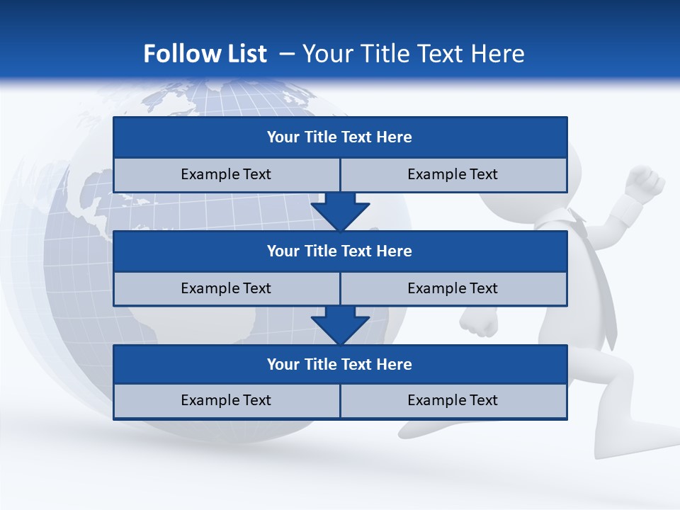 White Hand Hold PowerPoint Template
