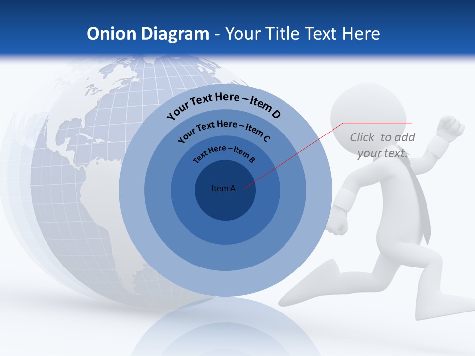White Hand Hold PowerPoint Template