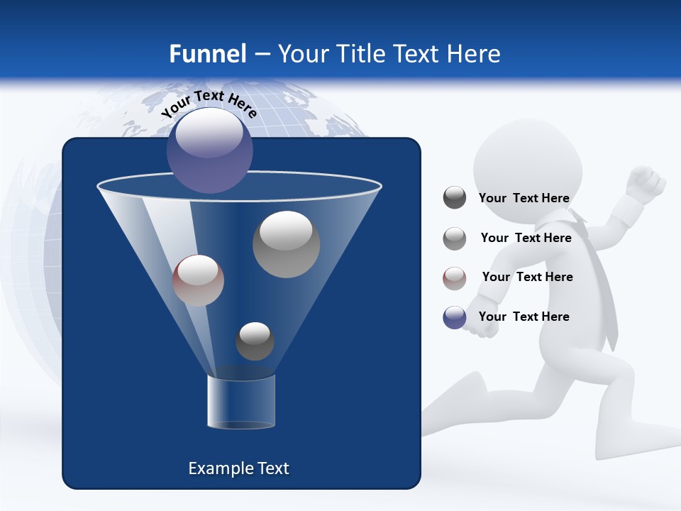 White Hand Hold PowerPoint Template