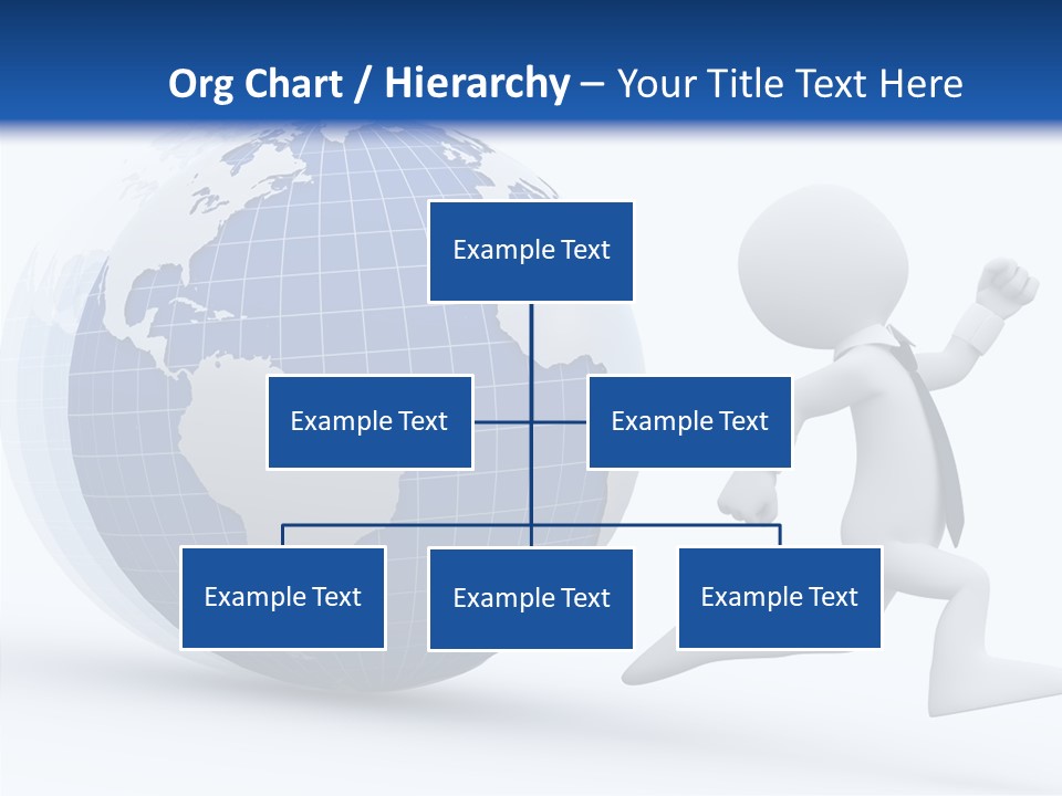 White Hand Hold PowerPoint Template
