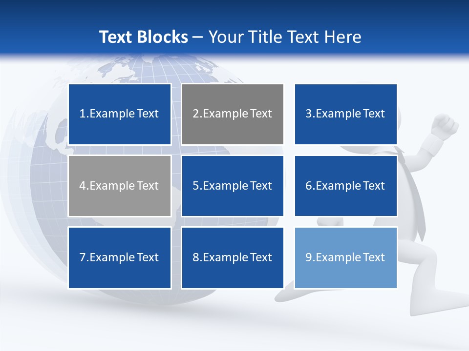 White Hand Hold PowerPoint Template