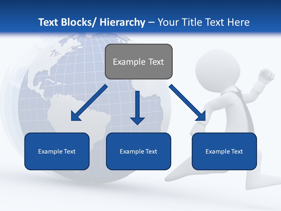 White Hand Hold PowerPoint Template