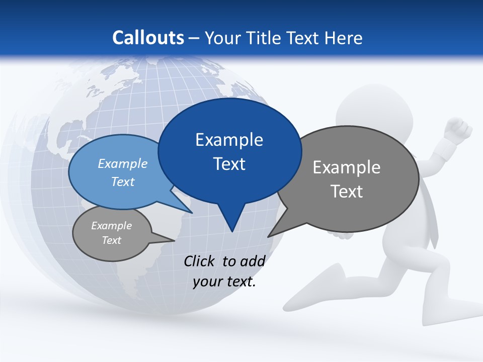 White Hand Hold PowerPoint Template
