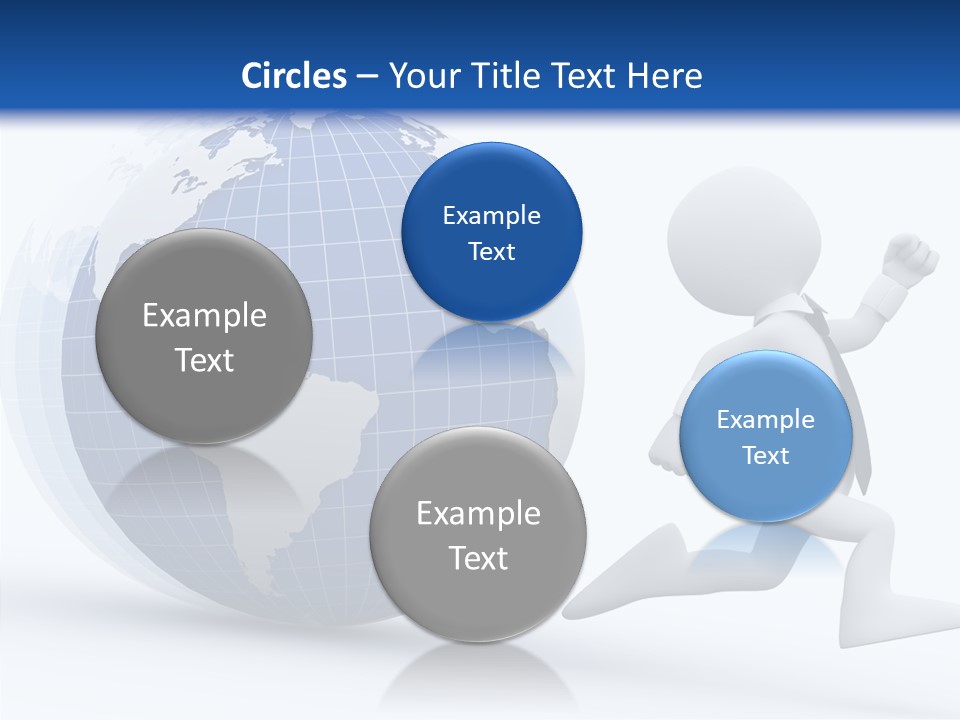 White Hand Hold PowerPoint Template