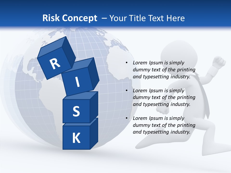 White Hand Hold PowerPoint Template