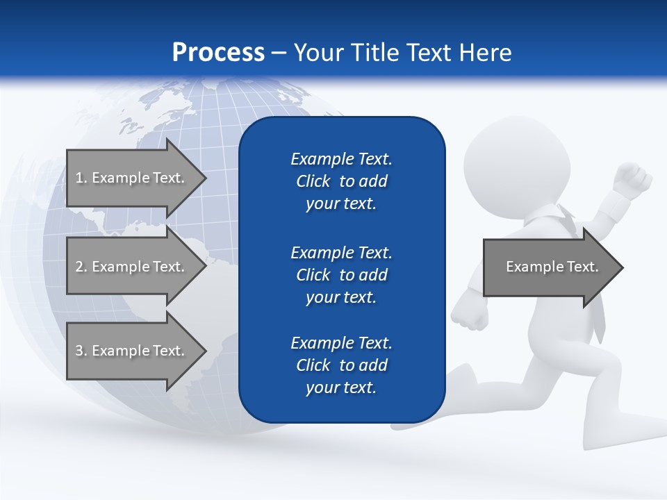 White Hand Hold PowerPoint Template