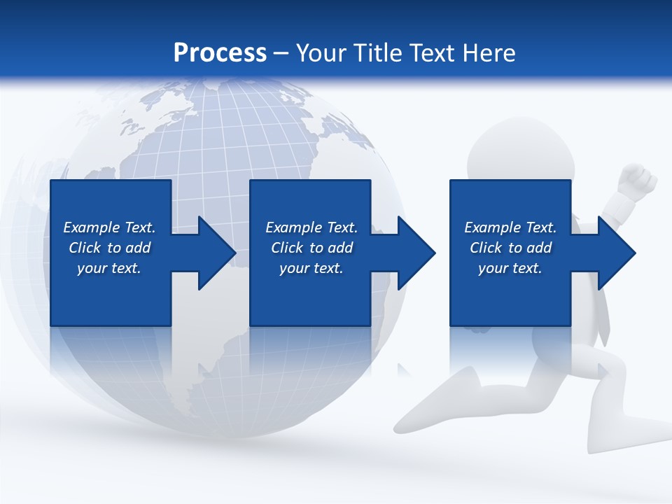 White Hand Hold PowerPoint Template