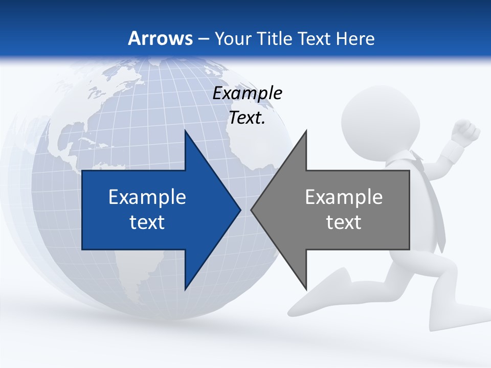 White Hand Hold PowerPoint Template