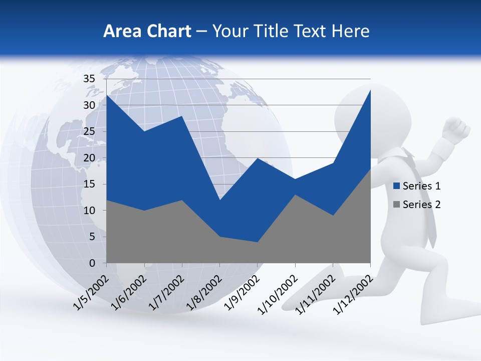 White Hand Hold PowerPoint Template