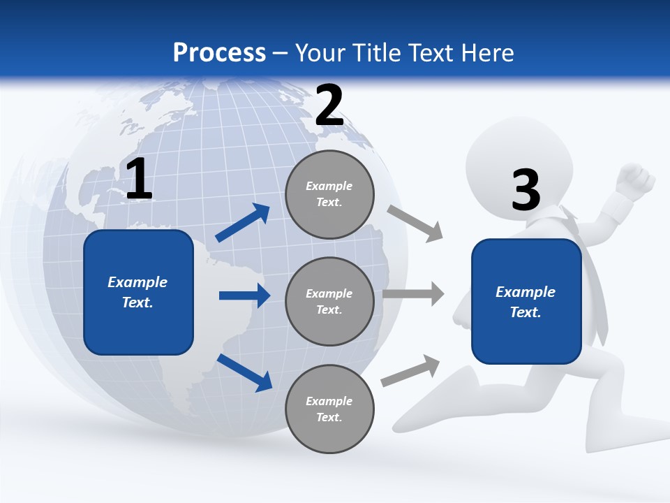 White Hand Hold PowerPoint Template