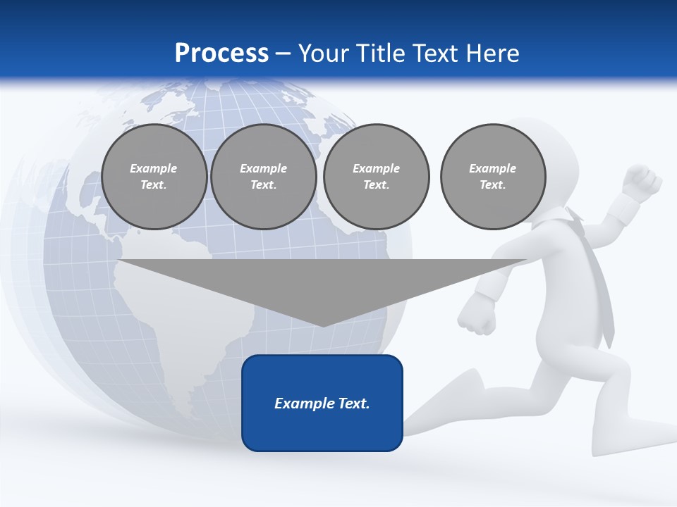 White Hand Hold PowerPoint Template