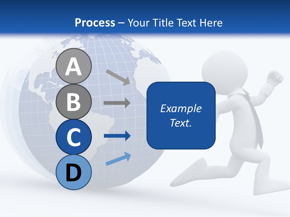 White Hand Hold PowerPoint Template