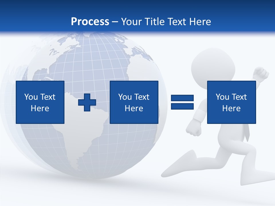 White Hand Hold PowerPoint Template