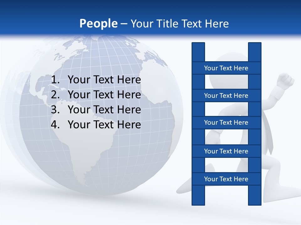 White Hand Hold PowerPoint Template