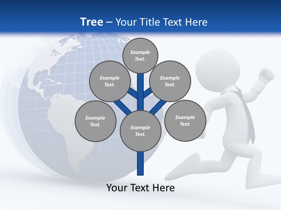 White Hand Hold PowerPoint Template