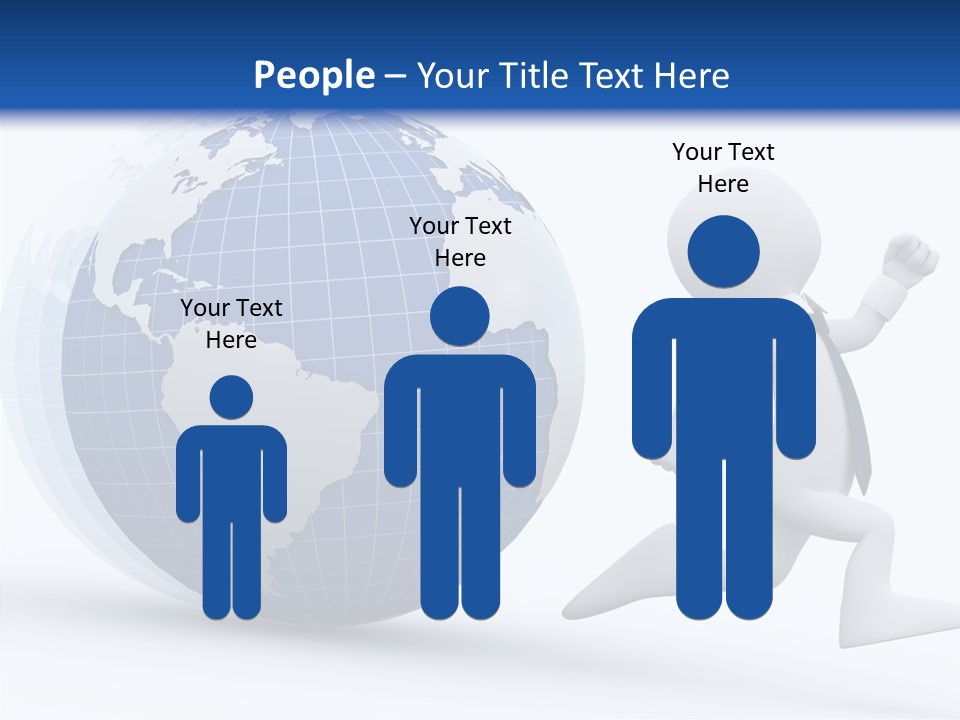 White Hand Hold PowerPoint Template