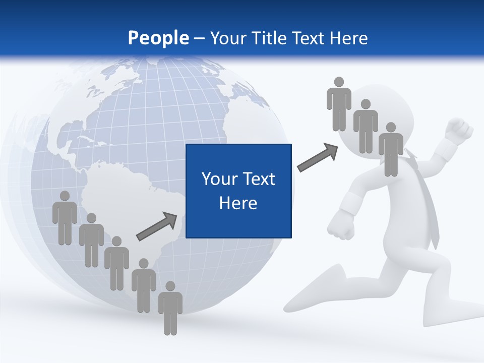 White Hand Hold PowerPoint Template