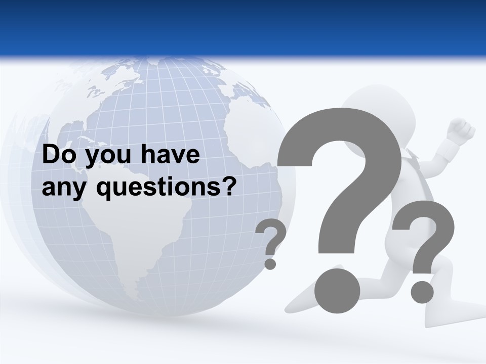 White Hand Hold PowerPoint Template