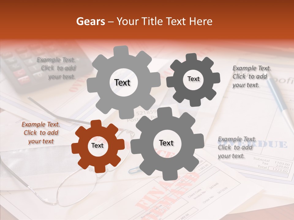 Sharing Hold Senior PowerPoint Template