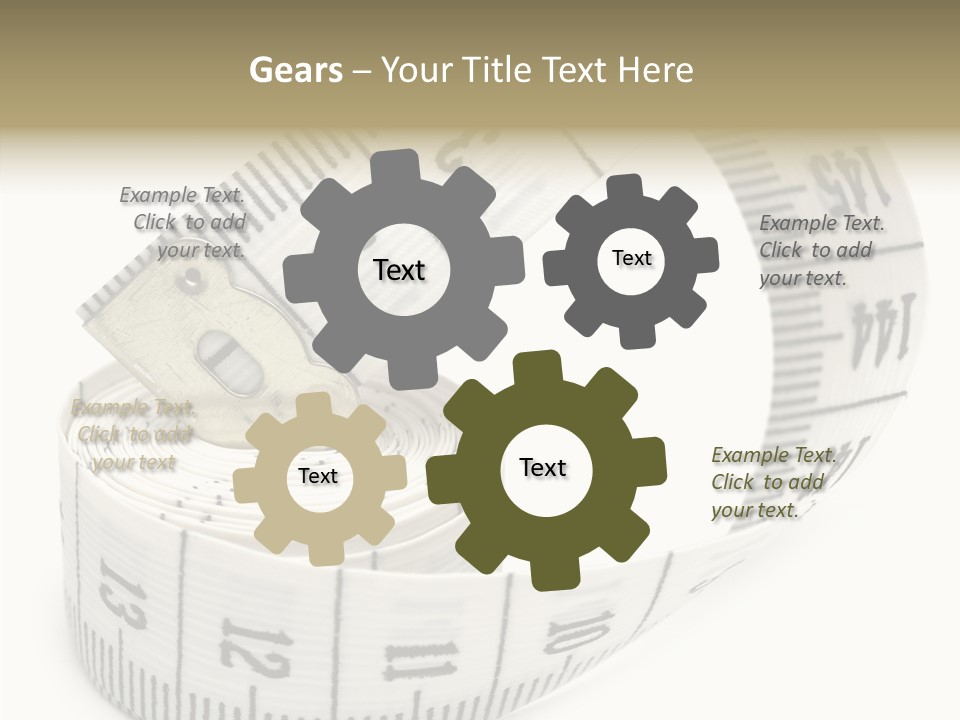 White Grandmother Women PowerPoint Template