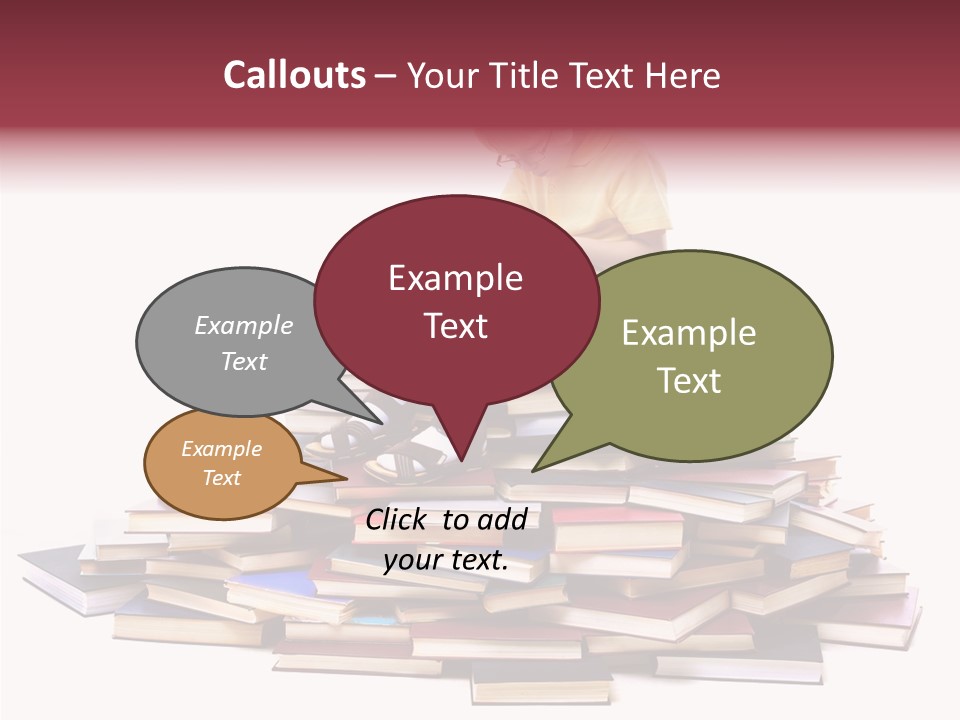 Assistance Helping Hand Finger PowerPoint Template