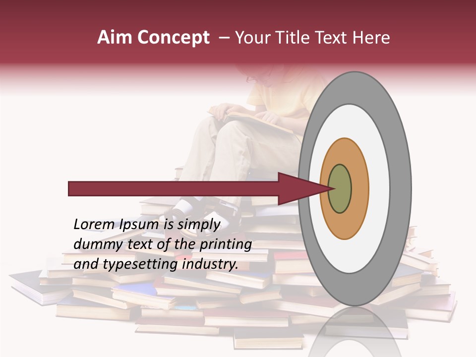 Assistance Helping Hand Finger PowerPoint Template