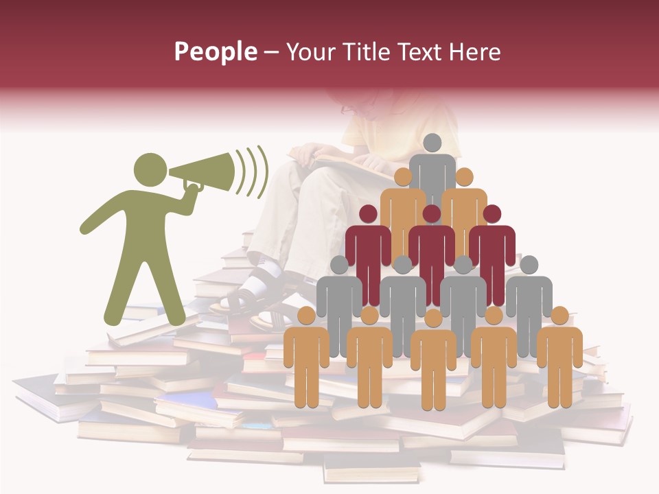 Assistance Helping Hand Finger PowerPoint Template