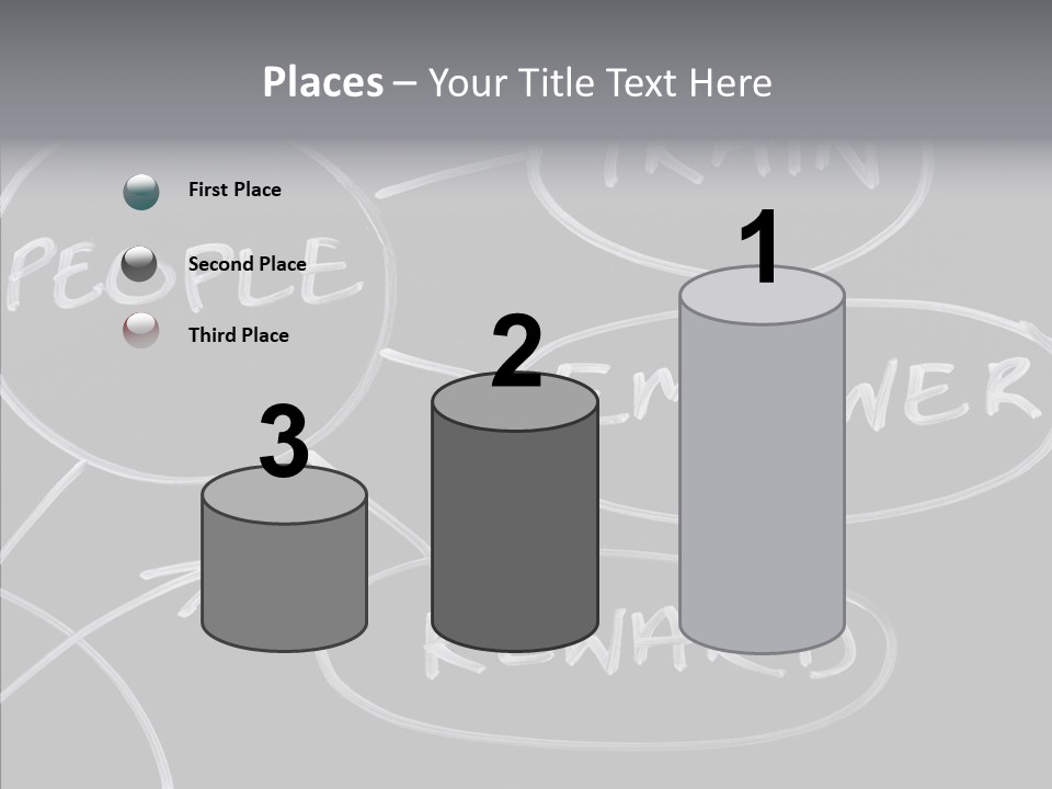 Female Aging Closeup PowerPoint Template