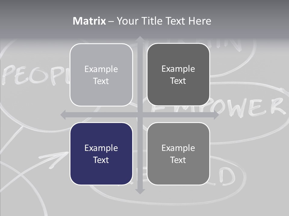 Female Aging Closeup PowerPoint Template