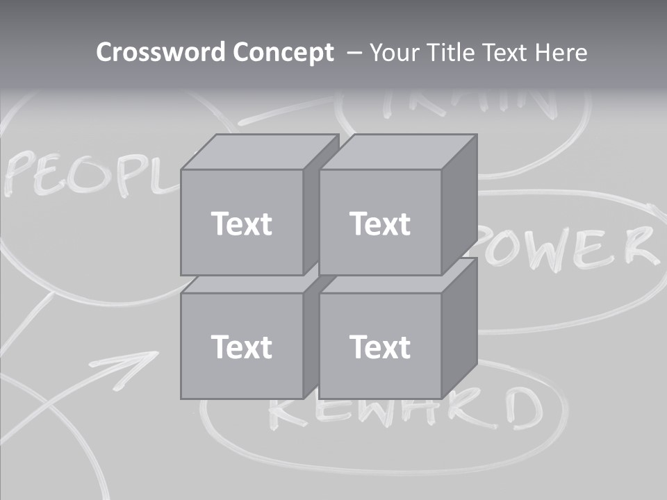 Female Aging Closeup PowerPoint Template