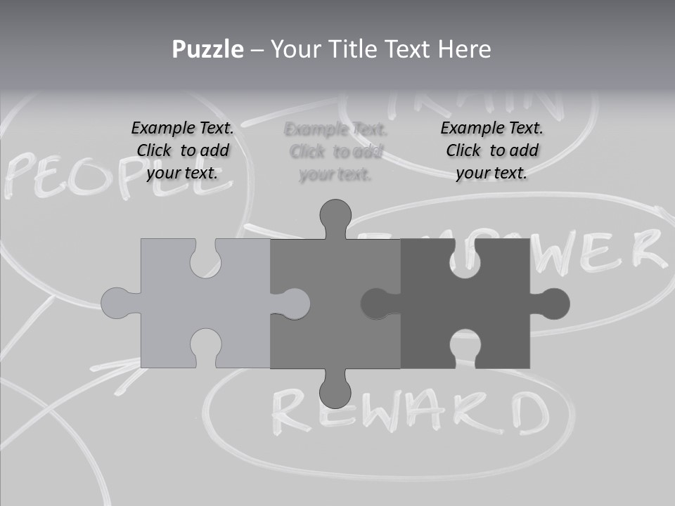 Female Aging Closeup PowerPoint Template