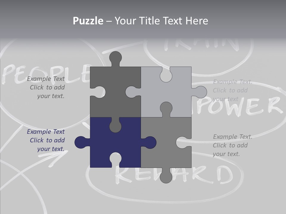 Female Aging Closeup PowerPoint Template