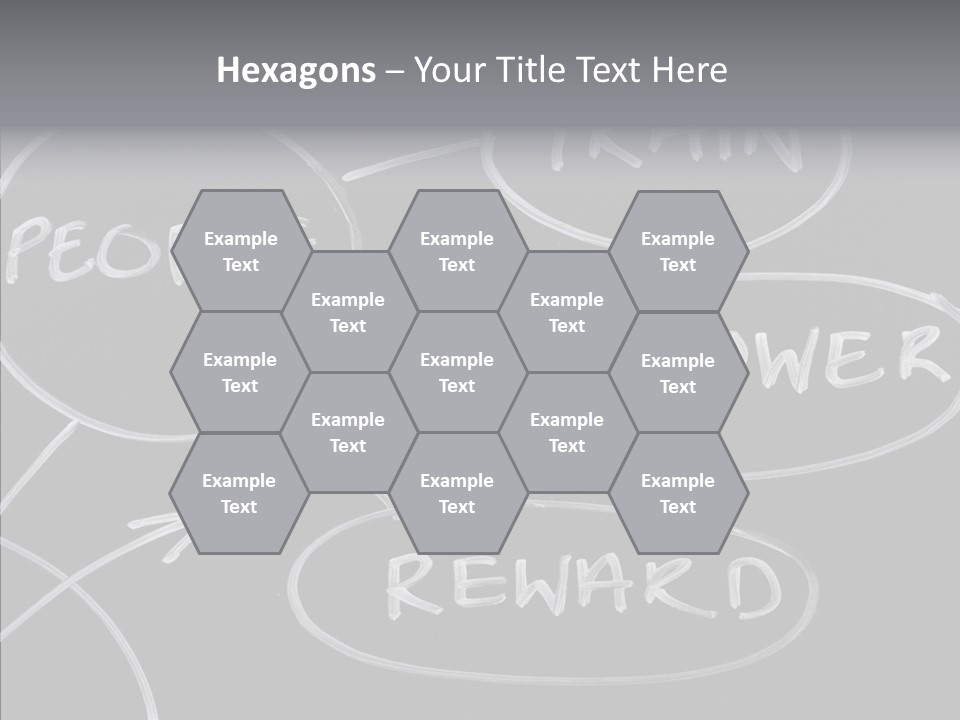 Female Aging Closeup PowerPoint Template