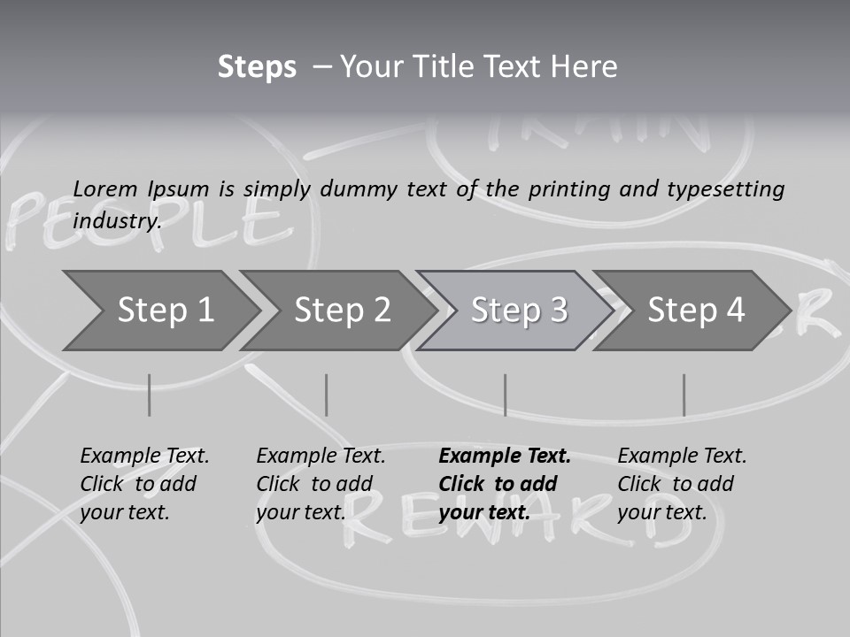 Female Aging Closeup PowerPoint Template