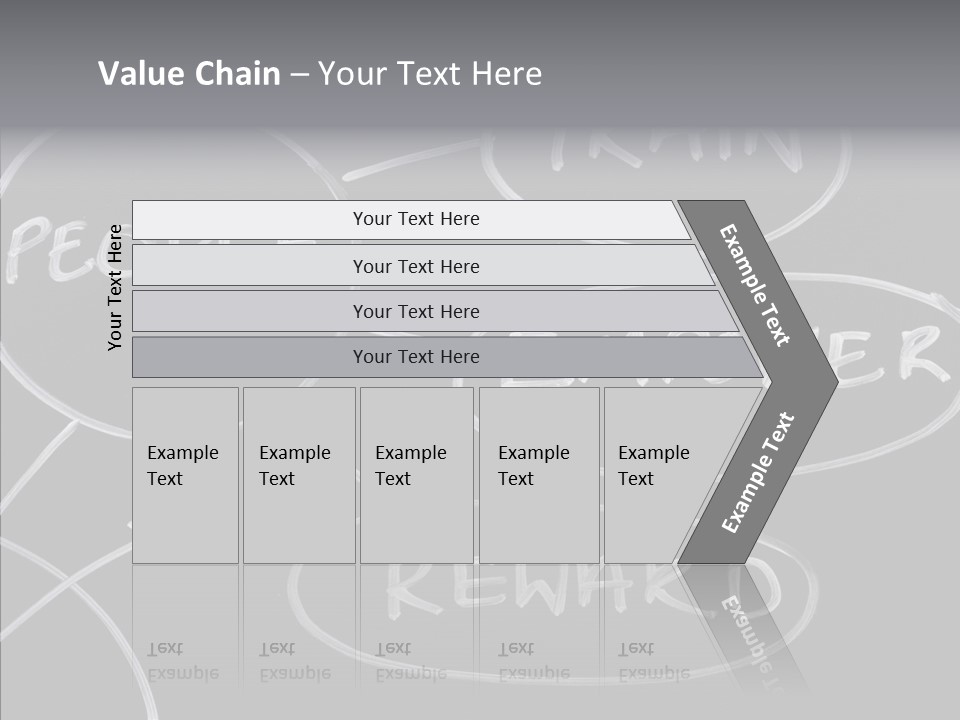 Female Aging Closeup PowerPoint Template