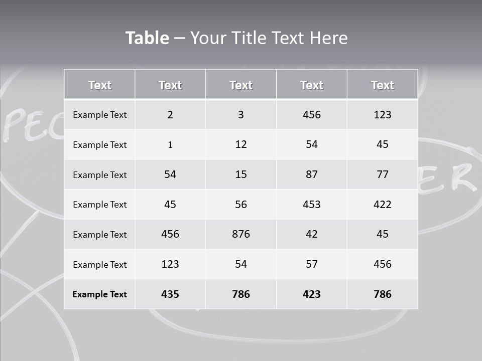 Female Aging Closeup PowerPoint Template