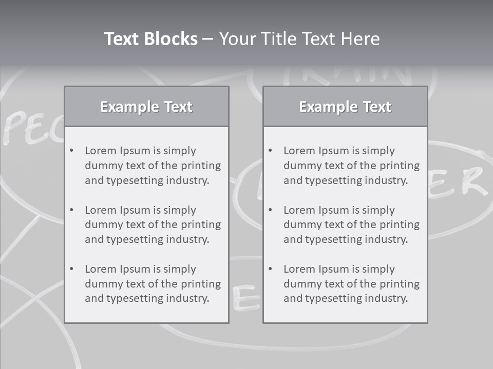Female Aging Closeup PowerPoint Template