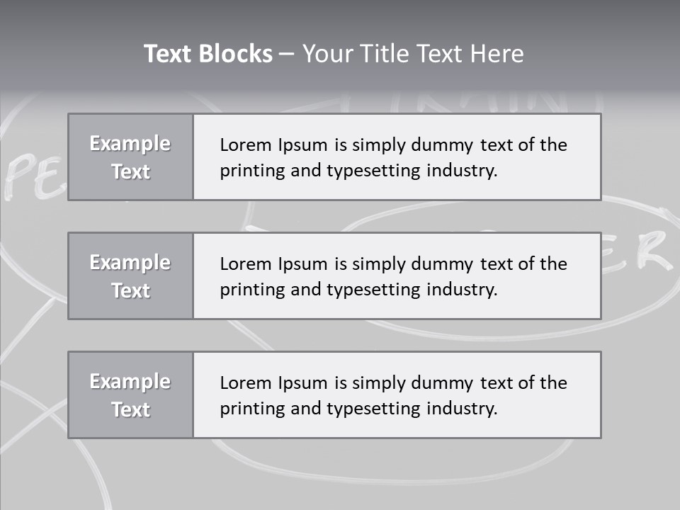 Female Aging Closeup PowerPoint Template