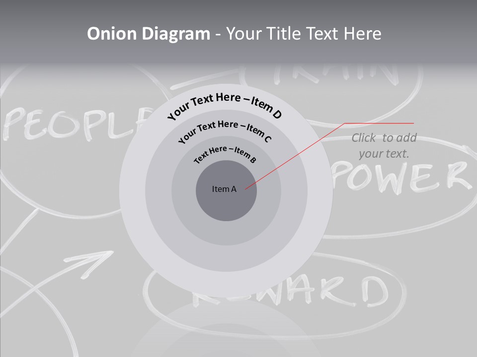 Female Aging Closeup PowerPoint Template