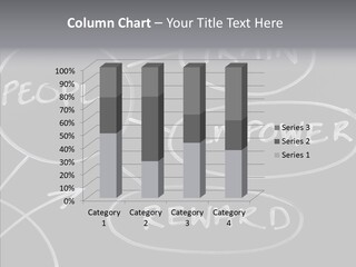 Female Aging Closeup PowerPoint Template