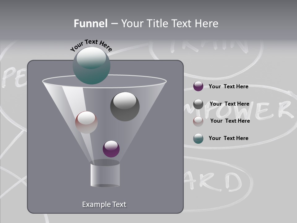 Female Aging Closeup PowerPoint Template