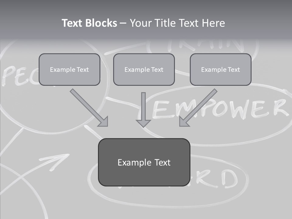 Female Aging Closeup PowerPoint Template