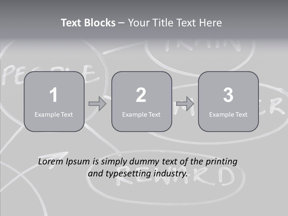 Female Aging Closeup PowerPoint Template
