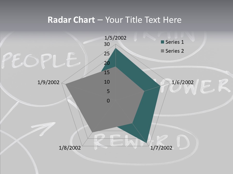 Female Aging Closeup PowerPoint Template