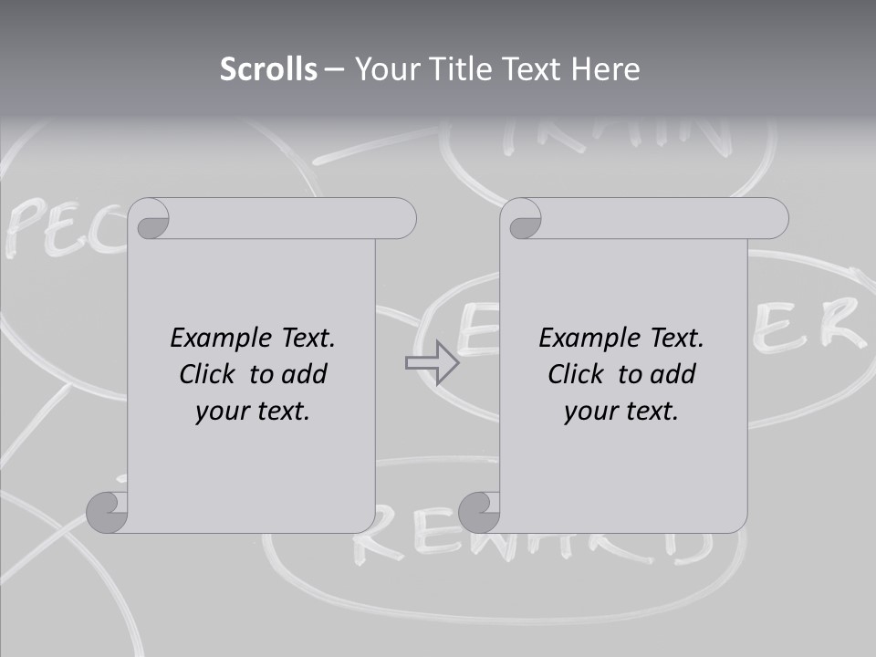 Female Aging Closeup PowerPoint Template