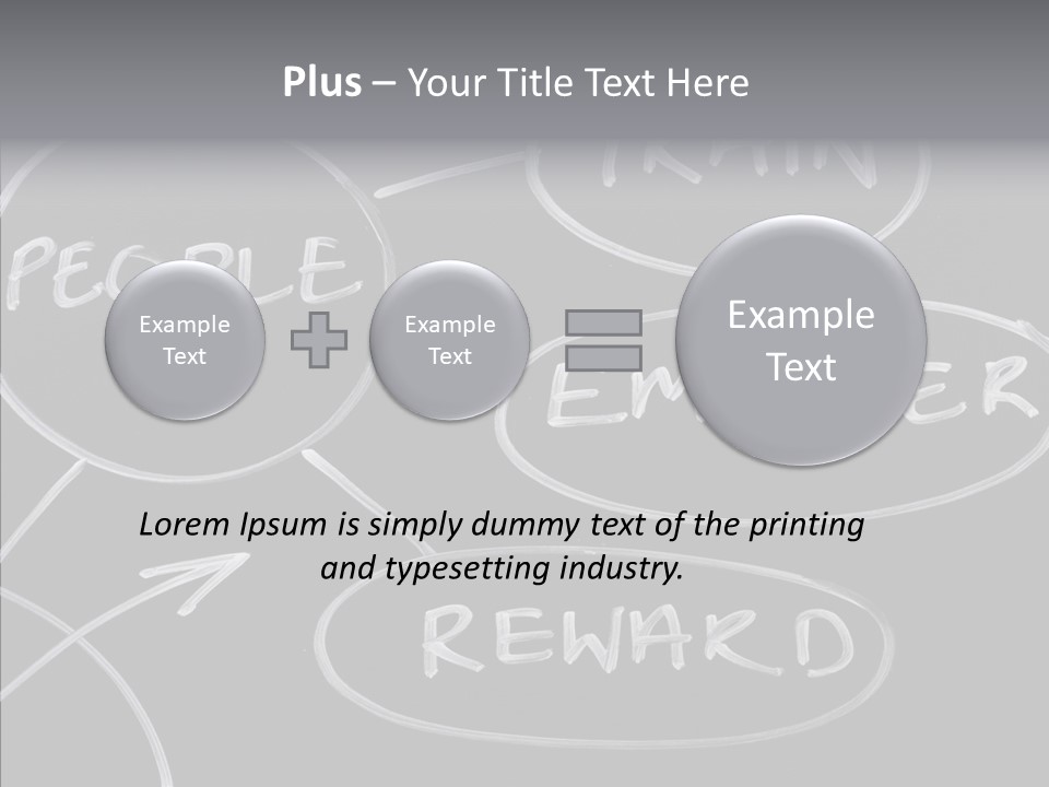 Female Aging Closeup PowerPoint Template
