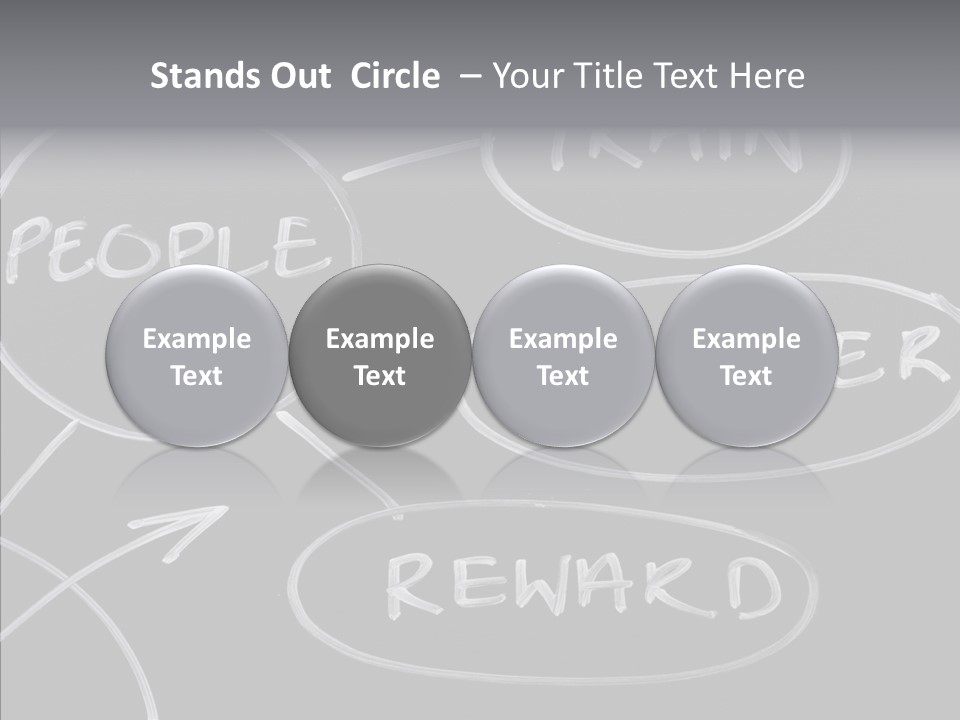 Female Aging Closeup PowerPoint Template