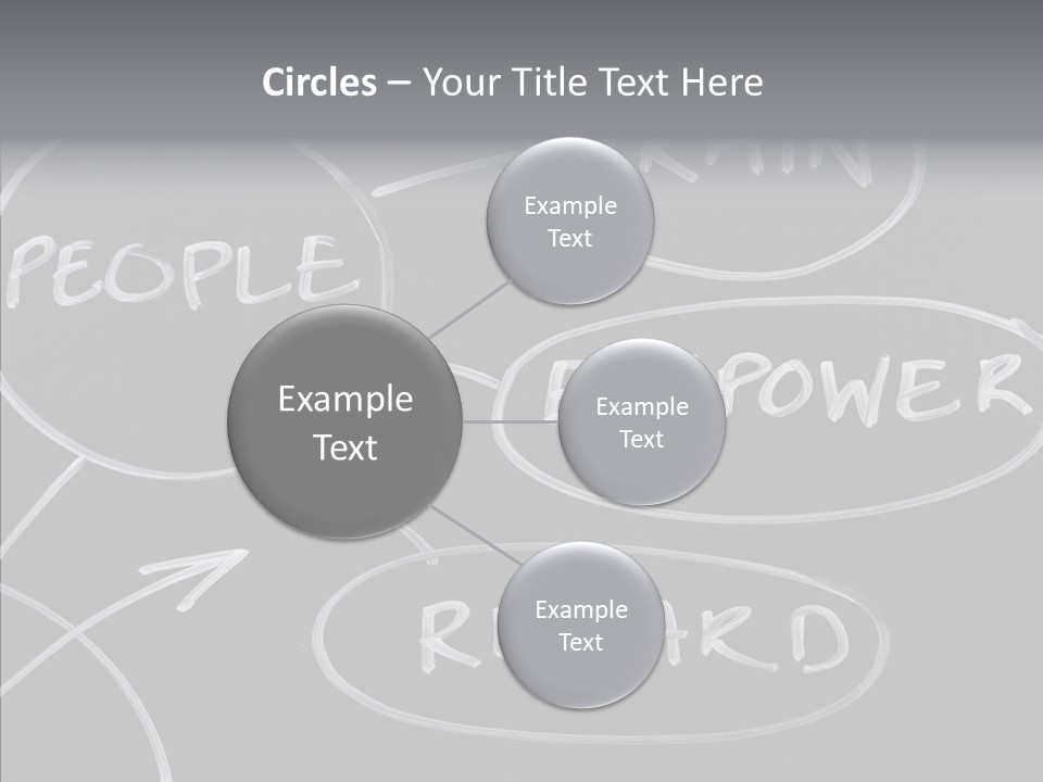 Female Aging Closeup PowerPoint Template