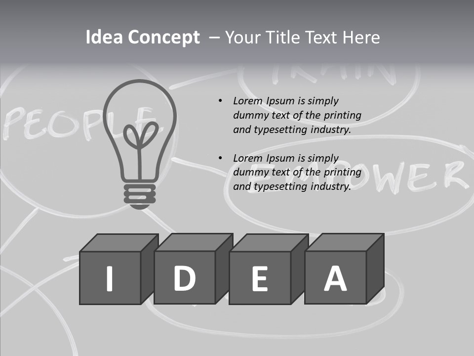 Female Aging Closeup PowerPoint Template